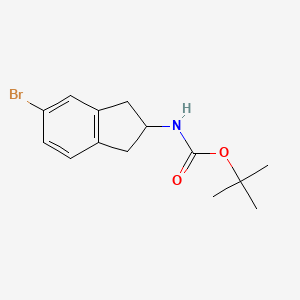 tert-butyl N-(5-bromo-2,3-dihydro-1H-inden-2-yl)carbamate
