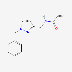 N-[(1-Benzylpyrazol-3-yl)methyl]prop-2-enamide