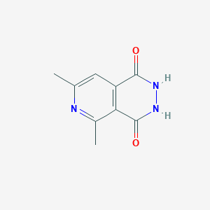 molecular formula C9H9N3O2 B2545400 5,7-二甲基-2,3-二氢吡啶并[3,4-d]嘧啶二酮 CAS No. 119416-33-0