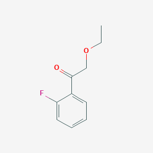 molecular formula C10H11FO2 B2545414 2-乙氧基-1-(2-氟苯基)乙酮 CAS No. 1158052-13-1