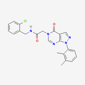 N-(2-chlorobenzyl)-2-(1-(2,3-dimethylphenyl)-4-oxo-1H-pyrazolo[3,4-d]pyrimidin-5(4H)-yl)acetamide