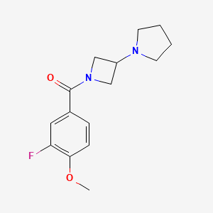 1-[1-(3-Fluoro-4-methoxybenzoyl)azetidin-3-yl]pyrrolidine
