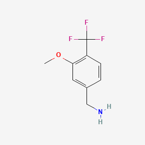 3-Methoxy-4-(trifluoromethyl)benzylamine