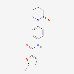 5-bromo-N-(4-(2-oxopiperidin-1-yl)phenyl)furan-2-carboxamide