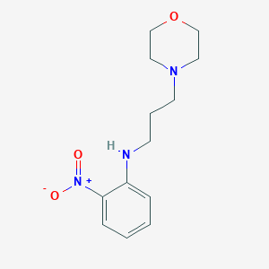 molecular formula C13H19N3O3 B2545466 N-[3-(morpholin-4-yl)propyl]-2-nitroaniline CAS No. 34108-89-9