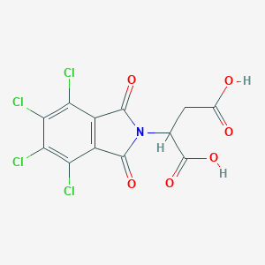 molecular formula C12H5Cl4NO6 B254549 2-(4,5,6,7-Tetrachloro-1,3-dioxoisoindolin-2-yl)succinic acid 