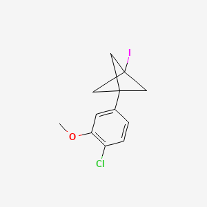 1-(4-Chloro-3-methoxyphenyl)-3-iodobicyclo[1.1.1]pentane