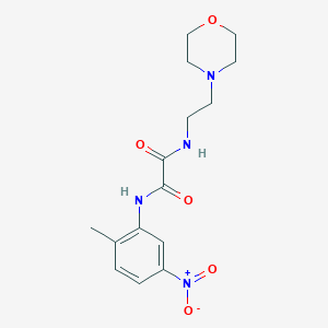 molecular formula C15H20N4O5 B2545530 N1-(2-methyl-5-nitrophenyl)-N2-(2-morpholinoethyl)oxalamide CAS No. 899744-44-6