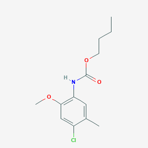 Butyl (4-chloro-2-methoxy-5-methylphenyl)carbamate