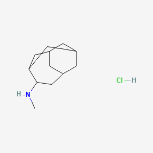 N-Methyltricyclo[4.3.1.13,8]undecan-4-amine;hydrochloride