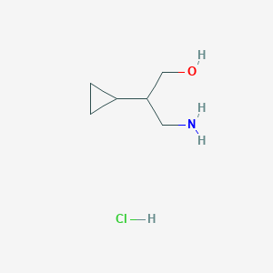3-Amino-2-cyclopropylpropan-1-ol hydrochloride