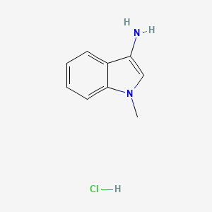 molecular formula C9H11ClN2 B2545554 1-甲基-1H-吲哚-3-胺盐酸盐 CAS No. 2048273-81-8