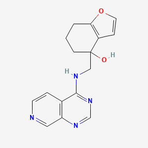 4-[(Pyrido[3,4-d]pyrimidin-4-ylamino)methyl]-6,7-dihydro-5H-1-benzofuran-4-ol