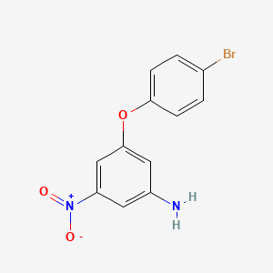 3-(4-Bromophenoxy)-5-nitroaniline