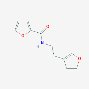 N-(2-(furan-3-yl)ethyl)furan-2-carboxamide