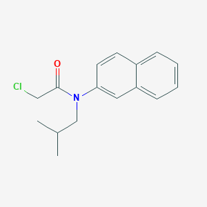 2-Chloro-N-(2-methylpropyl)-N-(naphthalen-2-YL)acetamide