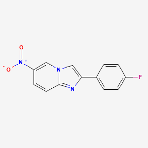 2-(4-Fluorophenyl)-6-nitroimidazo[1,2-a]pyridine