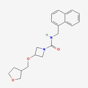 N-(naphthalen-1-ylmethyl)-3-((tetrahydrofuran-3-yl)methoxy)azetidine-1-carboxamide