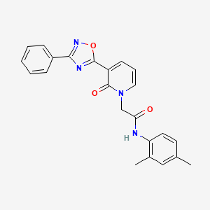 N-(2,4-dimethylphenyl)-2-[2-oxo-3-(3-phenyl-1,2,4-oxadiazol-5-yl)pyridin-1(2H)-yl]acetamide
