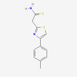 2-[4-(4-Methylphenyl)-1,3-thiazol-2-yl]ethanethioamide