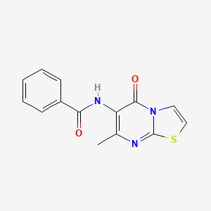 molecular formula C14H11N3O2S B2545705 N-(3-chloro-4-methylphenyl)-2-(5-methyl-2-thienyl)nicotinamide CAS No. 81000-08-0