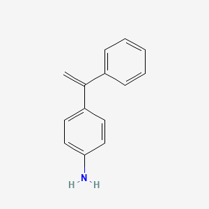 molecular formula C14H13N B2545713 4-(1-苯乙烯基)苯胺 CAS No. 46407-51-6