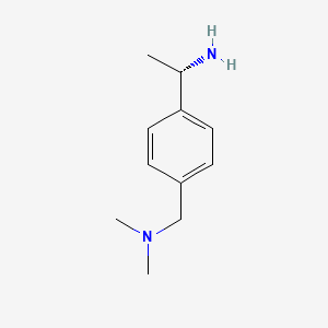 molecular formula C11H18N2 B2545732 (1S)-1-[4-[(Dimethylamino)methyl]phenyl]ethanamine CAS No. 1213898-14-6