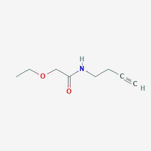 molecular formula C8H13NO2 B2545751 N-(but-3-yn-1-yl)-2-ethoxyacetamide CAS No. 1343308-20-2