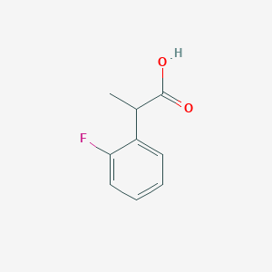 molecular formula C9H9FO2 B2545754 2-(2-Fluorophenyl)propanoic acid CAS No. 73041-90-4