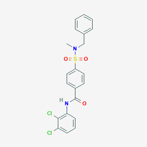 molecular formula C21H18Cl2N2O3S B2545875 4-(N-benzyl-N-methylsulfamoyl)-N-(2,3-dichlorophenyl)benzamide CAS No. 683763-96-4