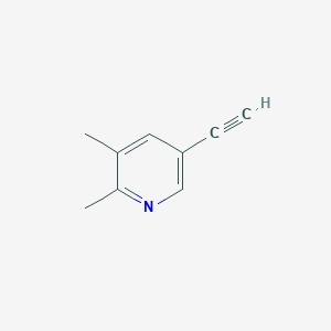 molecular formula C9H9N B2545889 5-Ethynyl-2,3-dimethylpyridine CAS No. 1857155-64-6