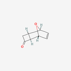 molecular formula C8H8O2 B2545959 (1R,2S,5R,6S)-9-Oxatricyclo[4.2.1.02,5]non-7-en-3-one CAS No. 1932207-89-0