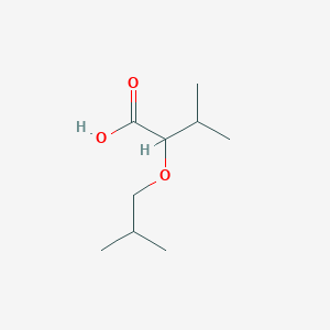molecular formula C9H18O3 B2545963 3-Methyl-2-(2-methylpropoxy)butanoic acid CAS No. 78522-82-4