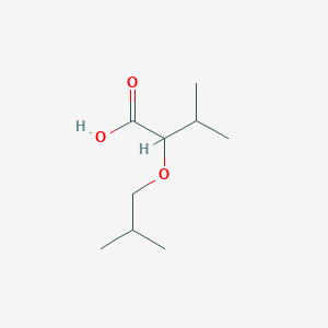 molecular formula C9H18O3 B2545963 Ácido 3-metil-2-(2-metilpropoxi)butanoico CAS No. 78522-82-4