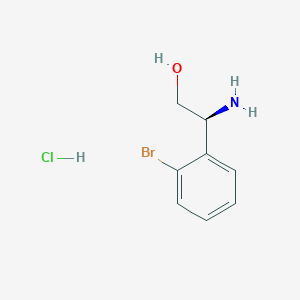 molecular formula C8H11BrClNO B2546008 (S)-2-氨基-2-(2-溴苯基)乙醇盐酸盐 CAS No. 1391398-48-3