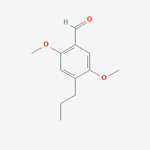 molecular formula C12H16O3 B2546009 2,5-二甲氧基-4-丙基苯甲醛 CAS No. 53581-81-0