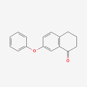 molecular formula C16H14O2 B2546023 7-phenoxy-3,4-dihydro-2H-naphthalen-1-one CAS No. 151453-21-3