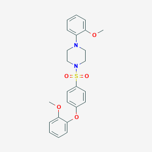 1-[4-(2-Methoxyphenoxy)benzenesulfonyl]-4-(2-methoxyphenyl)piperazine