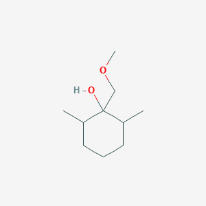 molecular formula C10H20O2 B2546129 1-(甲氧基甲基)-2,6-二甲基环己醇 CAS No. 1936137-03-9