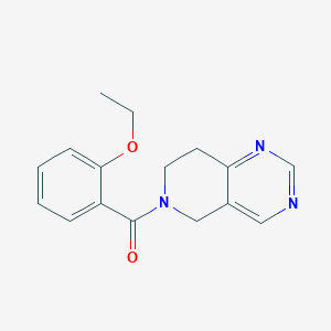 molecular formula C16H17N3O2 B2546170 (7,8-dihydropyrido[4,3-d]pyrimidin-6(5H)-yl)(2-ethoxyphenyl)methanone CAS No. 1797901-68-8