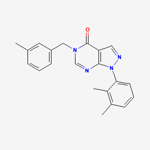 1-(2,3-Dimethylphenyl)-5-[(3-methylphenyl)methyl]pyrazolo[3,4-d]pyrimidin-4-one
