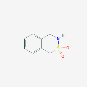 molecular formula C8H9NO2S B2546177 3,4-Dihydro-1H-benzo[d][1,2]thiazine 2,2-dioxide CAS No. 33183-87-8