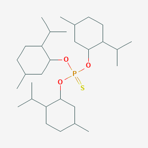 molecular formula C30H57O3PS B2546228 O,O,O-tris[5-methyl-2-(propan-2-yl)cyclohexyl] phosphorothioate CAS No. 1005046-30-9