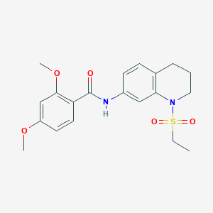 N-(1-(ethylsulfonyl)-1,2,3,4-tetrahydroquinolin-7-yl)-2,4-dimethoxybenzamide