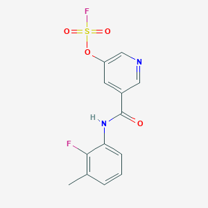 3-[(2-Fluoro-3-methylphenyl)carbamoyl]-5-fluorosulfonyloxypyridine