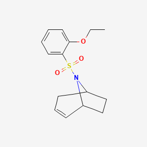 molecular formula C15H19NO3S B2546380 (1R,5S)-8-((2-ethoxyphenyl)sulfonyl)-8-azabicyclo[3.2.1]oct-2-ene CAS No. 1797182-65-0
