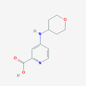 4-(Oxan-4-ylamino)pyridine-2-carboxylicacid