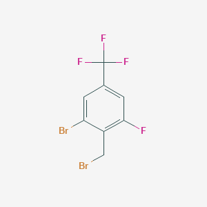 1-Bromo-2-(bromomethyl)-3-fluoro-5-(trifluoromethyl)benzene