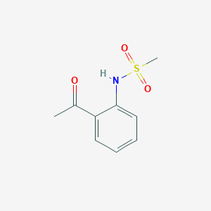 molecular formula C9H11NO3S B2546391 N-(2-乙酰基苯基)甲磺酰胺 CAS No. 5317-80-6