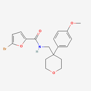 5-bromo-N-{[4-(4-methoxyphenyl)tetrahydro-2H-pyran-4-yl]methyl}-2-furamide